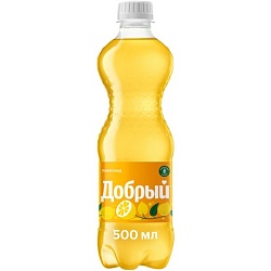 Добрый Лимонады России Лимонад газ. 0,5 л