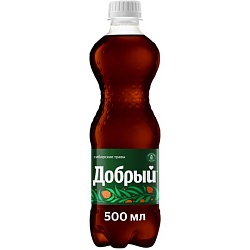 Добрый Лимонады России Сибирские травы газ. 0,5 л